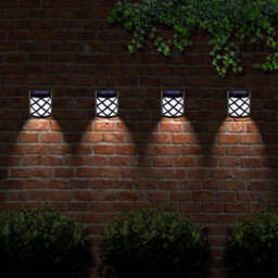 Taylor & Brown 2 Pack Solar Fence Lights, 6 Led Waterproof Outdoor Lamps For Garden, Patio, Yard, Stairs, Wall, Gate - thumbnail 6