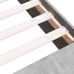 Berkfield Bed Frame Without Mattress Concrete Grey 90X190 Cm Single - thumbnail 8