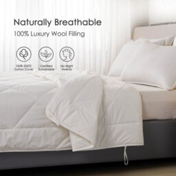 Homescapes Premium Heavy Wool Duvet - Warm & Washable - Super King - thumbnail 7