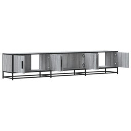 Berkfield Industrial Tv Cabinet Grey Sonoma 210X35X41 Cm Engineered Wood - thumbnail 7