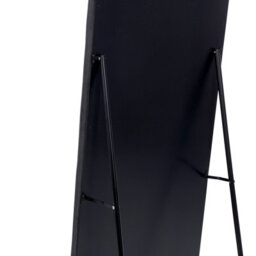 Beliani Standing Mirror Ansouis 150 Cm Velvet Dark Grey - thumbnail 7