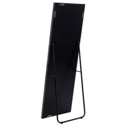 Beliani Standing Mirror Ansouis 150 Cm Velvet Dark Grey - thumbnail 6