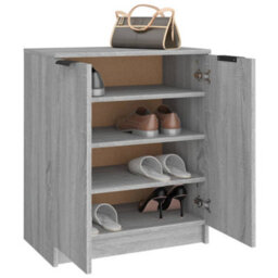 Vidaxl Shoe Cabinet Grey Sonoma 59X35X70 Cm Engineered Wood - thumbnail 8