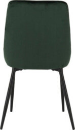 Seconique Athens Dining Set Concrete Effect With Green Velvet Chairs - thumbnail 5