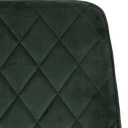 Seconique Athens Dining Set Concrete Effect With Green Velvet Chairs - thumbnail 6