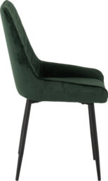 Seconique Athens Dining Set Concrete Effect With Green Velvet Chairs - thumbnail 9