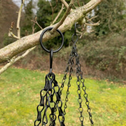 Selections Hanging Metal Bird Seed & Nut Feeder Tray (Pack Of 2) - thumbnail 5