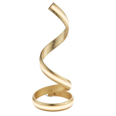 Luminosa Lighting Luminosa Aria Integrated Led Table Lamp Gold Leaf, White Acrylic - image 1