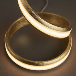 Luminosa Lighting Luminosa Aria Integrated Led Table Lamp Gold Leaf, White Acrylic - thumbnail 5