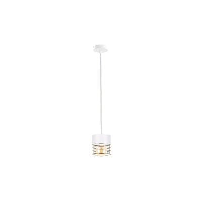 Luminosa Lighting Luminosa Royal Slim Pendant Ceiling Light White, Gold, 12Cm, 1X E27