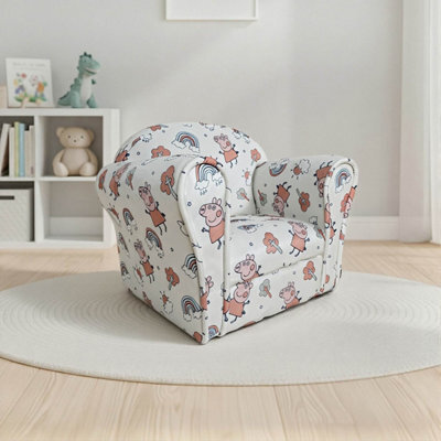 Kidsaw Kids Mini Chair Sofa Peppa Pig White - image 1