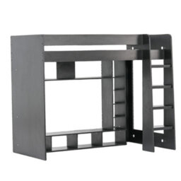 Nöa & Nani Noa & Nani High Sleeper Cabin Bed Gaming Den With Storage In Black Leo - thumbnail 3