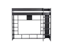 Nöa & Nani Noa & Nani High Sleeper Cabin Bed Gaming Den With Storage In Black Leo - thumbnail 4