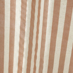 Pineapple Elephant Zanzibar Woven Stripe 140X229Cm Voile Curtain Panel Clay - thumbnail 4