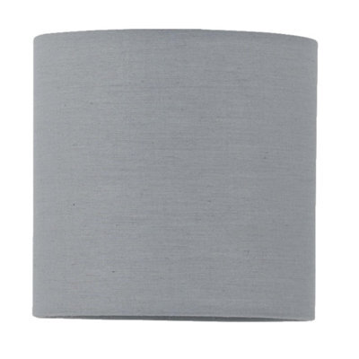 First Choice Lighting Grey Textured Cotton 15.5Cm Table Lamp Shade - image 1