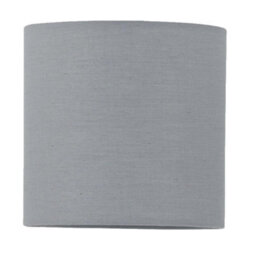 First Choice Lighting Grey Textured Cotton 15.5Cm Table Lamp Shade - thumbnail 1