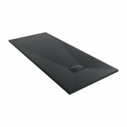 Sundaze 1800 X 800mm Smc Black Rectangle Slate Effect Bathroom Shower Tray - thumbnail 4