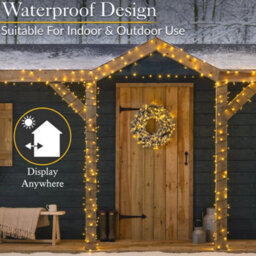 Christow Christmas Indoor/outdoor Battery Led String Lights Green Cable Warm White - 50 - thumbnail 6