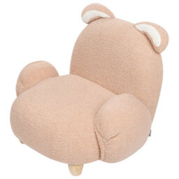 Beliani Kids Armchair Rabbit Kanna Boucle Beige - thumbnail 4