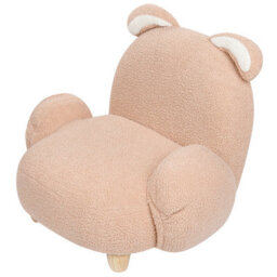 Beliani Kids Armchair Rabbit Kanna Boucle Beige - thumbnail 5