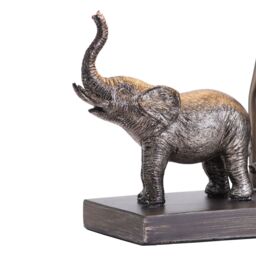 Inlight Pasithee Elephant Rectangular Satin Pewter Effect Table Light - thumbnail 7