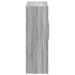 Berkfield Highboard Grey Sonoma 80X42.5X124 Cm Engineered Wood - thumbnail 5