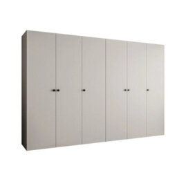 Arte Parma I 300Cm Cashmere Hinged Door Wardrobe - Gentle Luxury With Modern Functionality - thumbnail 2