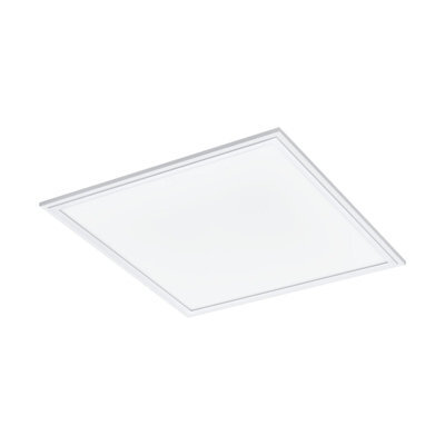 Modern Flush Ceiling Light With Remote Control - 20W Led In White Finish - image 1