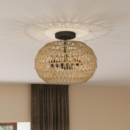 Luminosa Lighting Elstead Quoizel Casablanca Semi Flush Ceiling Light Classic Palladian Bronze 3X E27 - thumbnail 5