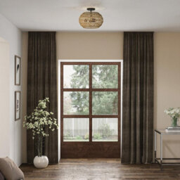 Luminosa Lighting Elstead Quoizel Casablanca Semi Flush Ceiling Light Classic Palladian Bronze 3X E27 - thumbnail 4