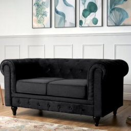 Bravich Chesterfield Velvet Button-Tufted 2 & 3 Seater Sofa Set - thumbnail 3