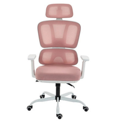 Ergonomic Mesh Back Office Chair High Back Desk Swivel Chair Adjustable Headrest - image 1