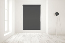 Caecus Blinds Blackout Roller Blind Dark Grey 90Cm - thumbnail 2