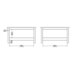 Furniture To Go Madrid Coffee Table In Matt Black - thumbnail 9