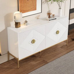 Btm Modern Sideboard Storage Cabinet 162X40X80 Cm For Living Room Dining Room Entryway - thumbnail 5