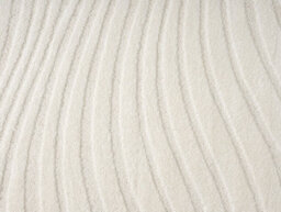 Aya Living Room Area Rugs - Embossed Waves Design Cream 120Cm X 170Cm - thumbnail 5