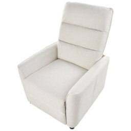 Beliani Recliner Chair Sande With Footrest Fabric Off-White - thumbnail 7