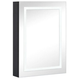 Berkfield Stylish Led Bathroom Mirror Cabinet 50X13X70 Cm - thumbnail 1