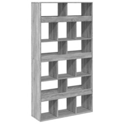 Berkfield Room Divider Grey Sonoma 100X33X187.5 Cm Engineered Wood - thumbnail 6