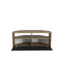 Decorotika Comero Corner Tv Stand For Tvs Up To 43'' Oud Black - thumbnail 5