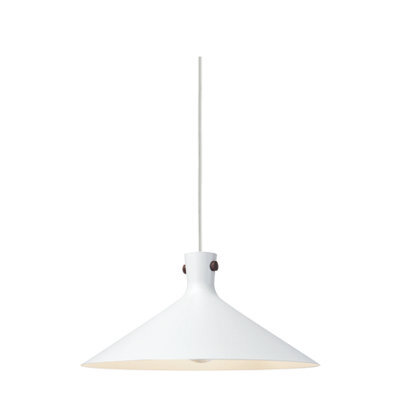 Nordlux Dorina Metal Pendant Light Wood White,mains - image 1