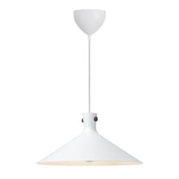 Nordlux Dorina Metal Pendant Light Wood White,mains - thumbnail 2