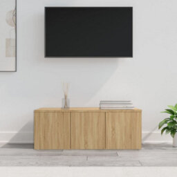 Berkfield Classic Tv Cabinet Sonoma Oak 80X34X30 Cm Engineered Wood - thumbnail 2