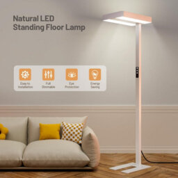 Precision Synergie Modern Led Floor Lamp, 9380Lm, Dimmable, Suitable For Home, Office And Living Room - thumbnail 5