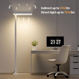 Precision Synergie Modern Led Floor Lamp, 9380Lm, Dimmable, Suitable For Home, Office And Living Room - thumbnail 4