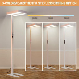 Precision Synergie Modern Led Floor Lamp, 9380Lm, Dimmable, Suitable For Home, Office And Living Room - thumbnail 6