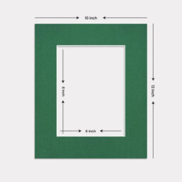 Ak Frames 12X10 Emerald Picture Mounts To Fit 8X6 Aperture Size - Mount Board Only (No Frame Included) - thumbnail 3
