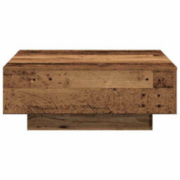 Berkfield Coffee Table - Old Wood - 80X80X31 Cm - Engineered Wood - thumbnail 6