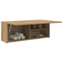 Walplus Bathroom Wall Cabinet Artisan Oak 80X25X30 Cm Engineered Wood - thumbnail 4