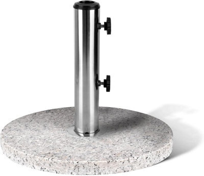 Keplin Parasol Base Stand 12Kg Heavy Duty Granite Patio Umbrella Holder For Garden, Outdoor Furniture, Canopy, Gazebo - image 1